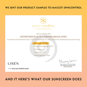 Soothing Shade Sunscreen with SPF 50+ PA+++ & CICA